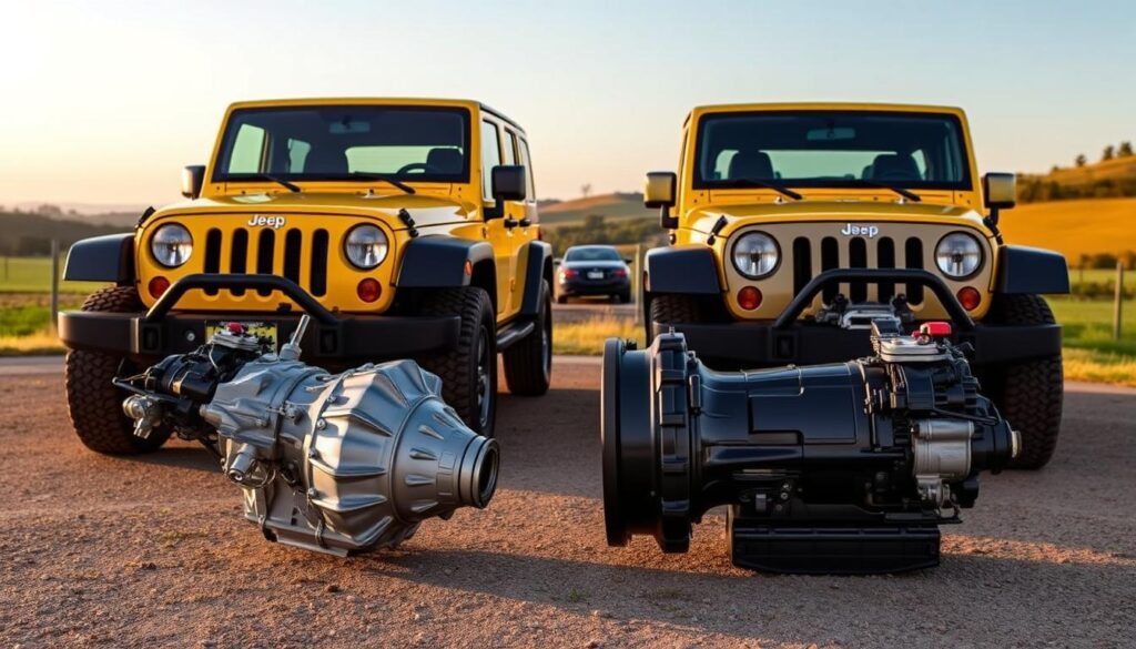 2008 Jeep Wrangler Transmission Comparison