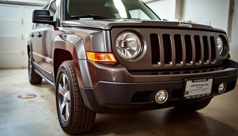 2014 jeep patriot oil type