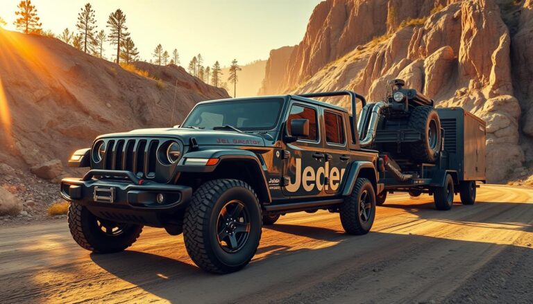 2020 jeep gladiator towing capacity