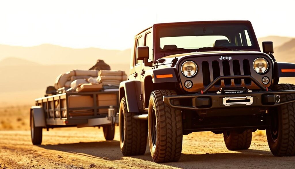 How much can a Jeep Wrangler tow?