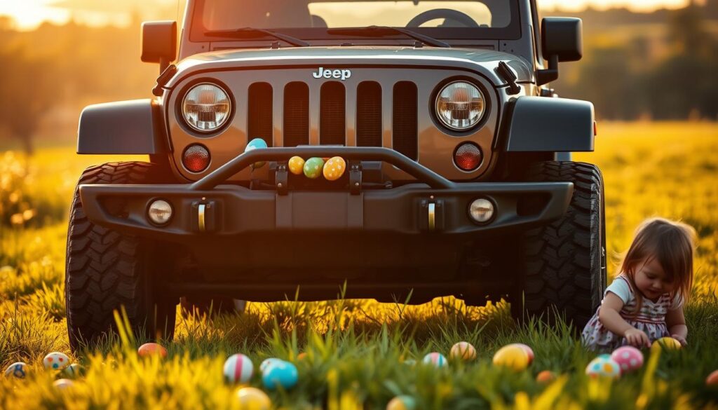 Jeep Easter egg hunt