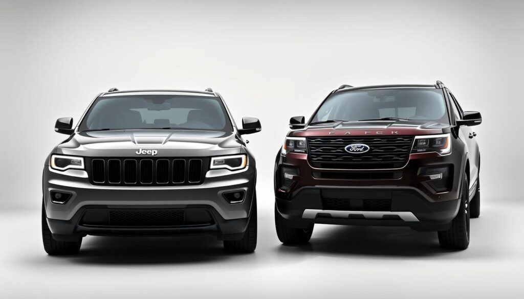 Jeep Grand Cherokee vs Ford Explorer Feature Comparison