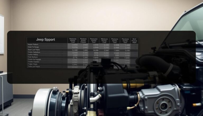 Jeep Maintenance Costs Overview