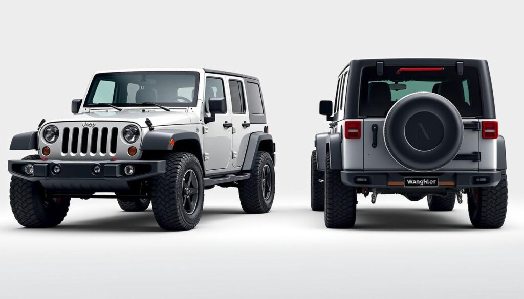 Jeep Wrangler 2-Door and 4-Door Weight Comparison Jeep Wrangler 2-Door and 4-Door Weight Comparison