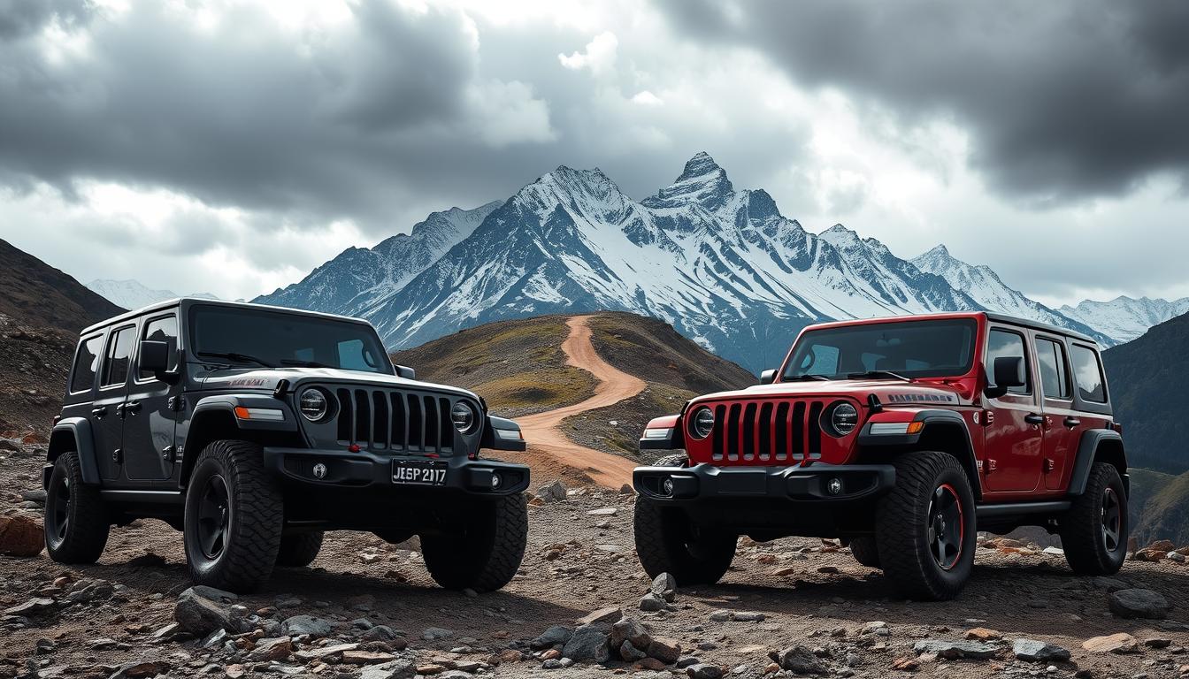 Jeep Wrangler and Rubicon Off-Road Vehicles