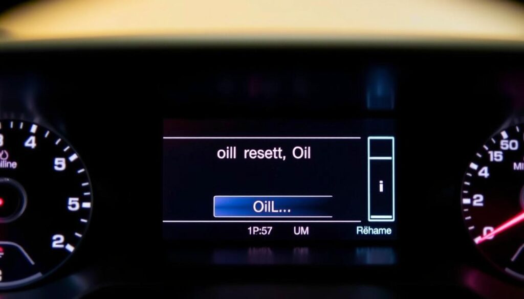 resetting oil life notification